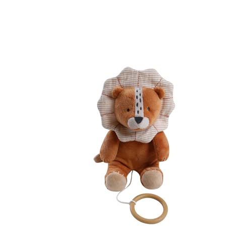 Noukie's - Mini Kuscheltier mit Musik Babou - Noukie‘s Schmusetuch aus Veloudoux + Holzring - Musikalische Früherziehung - Geschenk für Babys Noukie's - Mini Kuscheltier mit Musik Babou - Noukie‘s Schmusetuch aus Veloudoux + Holzring - Musikalische Früherziehung - Geschenk für Babys von Noukie's