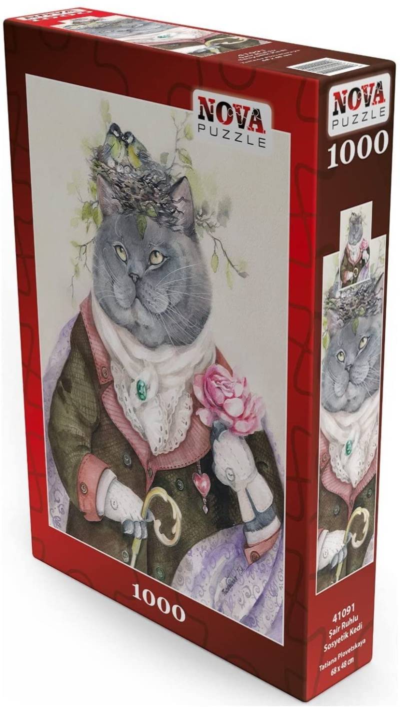 Nova Puzzle Britische Katze 1000 Teile Puzzle Nova-Puzzle-41091 von Nova Puzzle