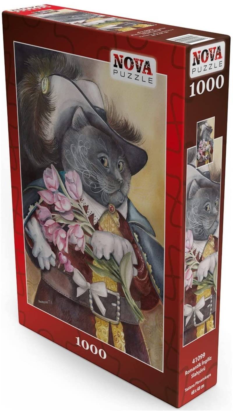 Nova Puzzle Britische Katze 1000 Teile Puzzle Nova-Puzzle-41099 von Nova Puzzle