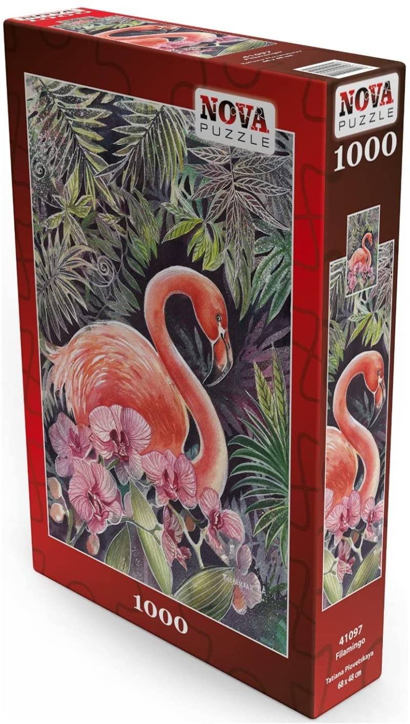 Nova Puzzle Flamingo 1000 Teile Puzzle Nova-Puzzle-41097 von Nova Puzzle