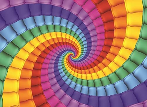 Nova Puzzle Regenbogenspirale 1000 Teile Puzzle Nova-Puzzle-40506 von Nova Puzzle