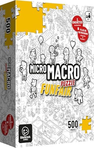 Blackrock Games MicroMacro Puzzle, Funfair, 500 Teile, französische Version von Novalis