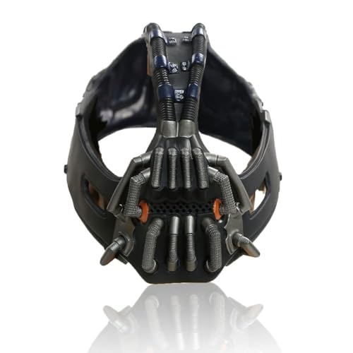 Novanime Bane Maske The Dark Knight Rises Cosplay Kostüm Zubehör Film Replik Props für Herren Erwachsene Halloween Merchandise (Updated Version) von Novanime