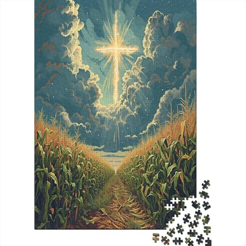 Kreuz Puzzlespiel 1000 Teile Puzzles Für Erwachsene Lernspiel Herausforderung Spielzeug 1000 Teile Puzzles Für Erwachsene Kinder Erwachsenen Puzzlespiel Puzzel 1000pcs (75x50cm) von NoveAurora