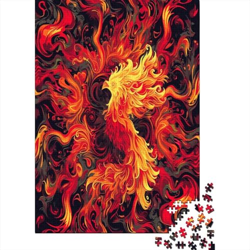 Phoenix Puzzle 1000 Teile,Puzzle Für Erwachsene, Impossible Puzzle, GesKükenlichkeitsspiel Für Die Ganze Familie,Puzzle Farbenfrohes,Puzzle-Geschenk,RaumdekoRatteion Puzzel 1000pcs (75x50cm) von NoveAurora