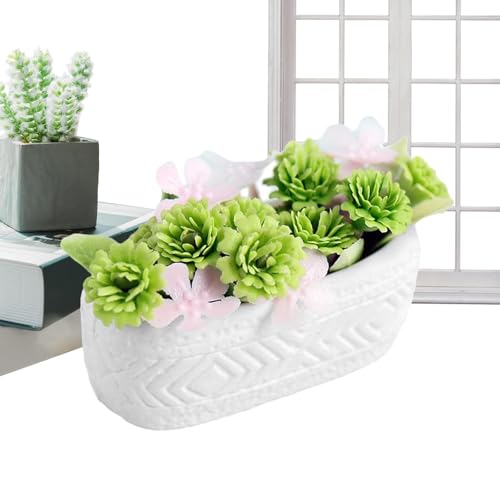 Novent Zimmerpflanze Modell, Miniatur-Topfpflanze | Miniatur Vivid Puppenhaus Plants Möbel | Innovative dekorative Ornamente, vielseitige Puppenhauszubehör für Jungen, Mädchen, Kinder, Kinder von Novent