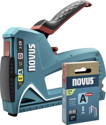 Novus Tools J-29 030-0460 Handtacker Klammerntyp Typ 53F, Typ 53, Typ 37, Typ 11 Klammernlänge 6 - von Novus Tools