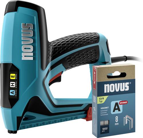 Novus Tools 031-0369 Elektrotacker Klammerntyp Typ 37, Typ 53 Klammernlänge 6 - 14mm von Novus Tools