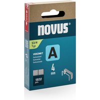 NOVUS 042-0772 Feindrahtklammern A Typ 53/4 1.800 Stück, Schenkellänge 4 mm NOVUS 042-0772 Feindrahtklammern A Typ 53/4 1.800 Stück, Schenkellänge 4 mm von Novus