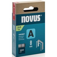 NOVUS 042-0774 Feindrahtklammern A Typ 53/8 VZ 1.800 Stück, Schenkellänge 8 mm NOVUS 042-0774 Feindrahtklammern A Typ 53/8 VZ 1.800 Stück, Schenkellänge 8 mm von Novus