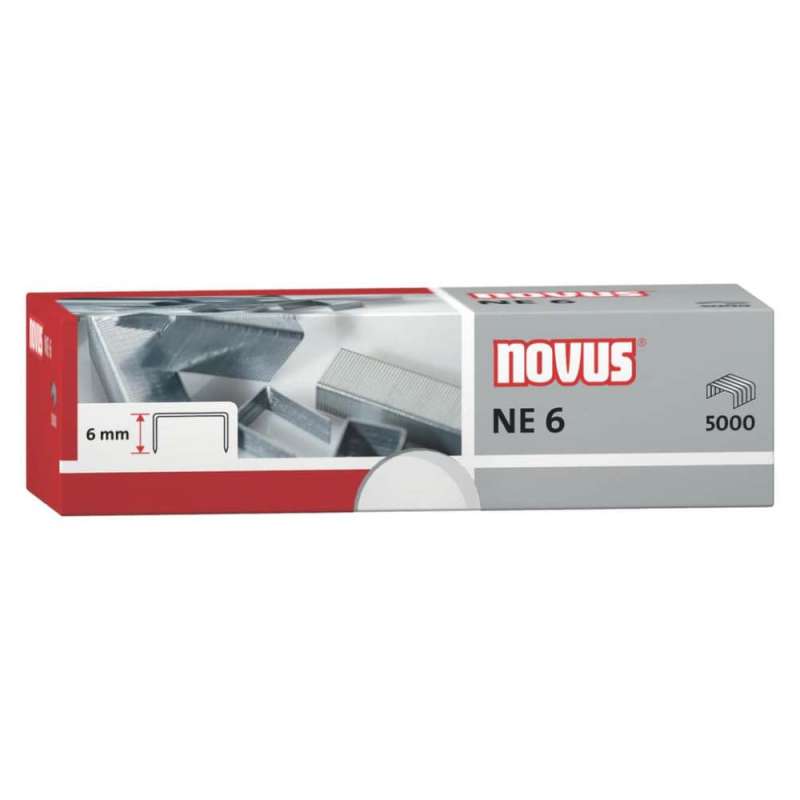 NOVUS Heftklammern, Sets Einzeln, Schenkellänge 6 mm, Stückzahl 5.000 NOVUS Heftklammern, Sets Einzeln, Schenkellänge 6 mm, Stückzahl 5.000 von Novus