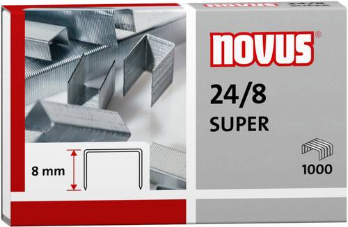 Novus Office 040-0038 Typ (Heftklammern): 24/8 Heftklammer 1000 St. Heftleistung: 50 Bl. (80 g/m²) von Novus Office