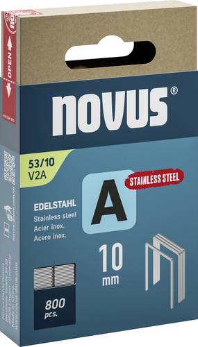 Novus Tools 042-0779 Feindrahtklammern Typ 53 800 St. Abmessungen (L x B) 10mm x 11.3mm von Novus Tools