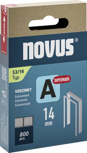 Novus Tools 042-0781 Feindrahtklammern Typ 53 800 St. Abmessungen (L x B) 14mm x 11.3mm von Novus Tools