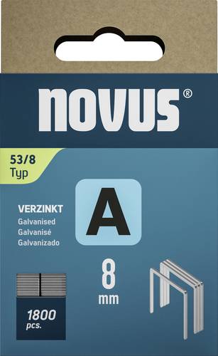 Novus Tools 042-0774 Feindrahtklammern Typ 53 1800 St. Abmessungen (L x B) 8mm x 11.3mm von Novus Tools