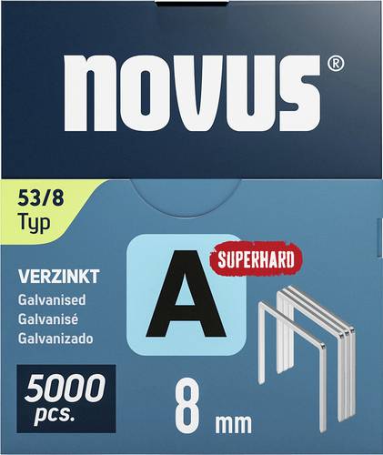 Novus Tools 042-0762 Feindrahtklammern Typ 53 5000 St. Abmessungen (L x B) 8mm x 11.3mm von Novus Tools