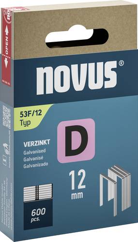 Novus Tools 042-0791 Flachdrahtklammern Typ 53F 600 St. Abmessungen (L x B) 12mm x 11.3mm von Novus Tools