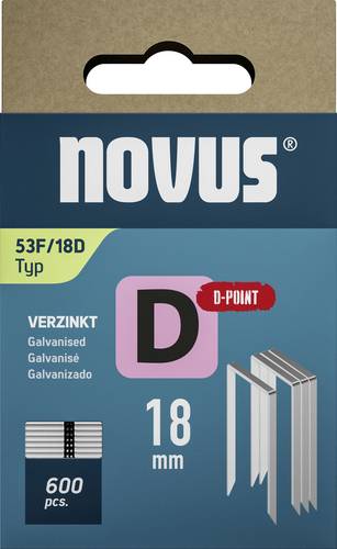 Novus Tools 042-0794 Flachdrahtklammern Typ 53F 600 St. Abmessungen (L x B) 18mm x 11.3mm von Novus Tools