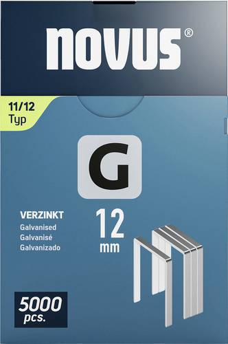 Novus Tools 042-0768 Flachdrahtklammern Typ 11 5000 St. Abmessungen (L x B) 12mm x 10.6mm von Novus Tools