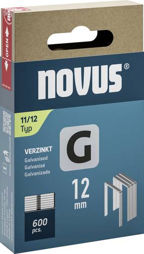 Novus Tools 042-0798 Flachdrahtklammern Typ 11 600 St. Abmessungen (L x B) 12mm x 10.6mm von Novus Tools