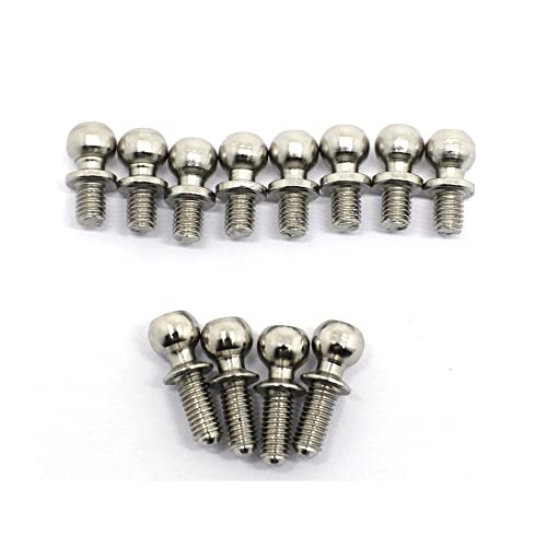 Nsssunnre 12 StüCk Metall M3 Sechskant Kopf Schrauben für 144001 144002 124016 124017 124018 124019 RC Auto Teile ZubehöR von Nsssunnre