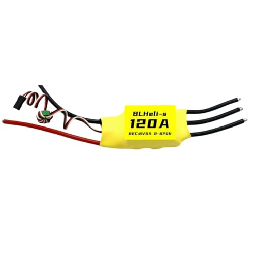 Nsssunnre BLHeli 120A Brushless ESC 6V 5A BEC 2-6S für RC FPV Starrflügel Multirotor Drohne DIY Teile B von Nsssunnre