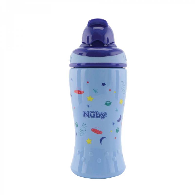 Borraccia con cannuccia Flip-It - 360ml - azzurro - 12m+ von Nuby