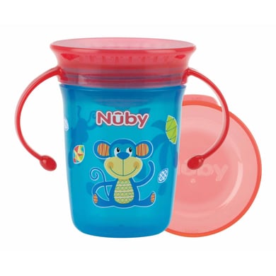 Nûby 360° Trinklerntasse aus Tritan WONDER CUP 240 ml in aqua von Nûby