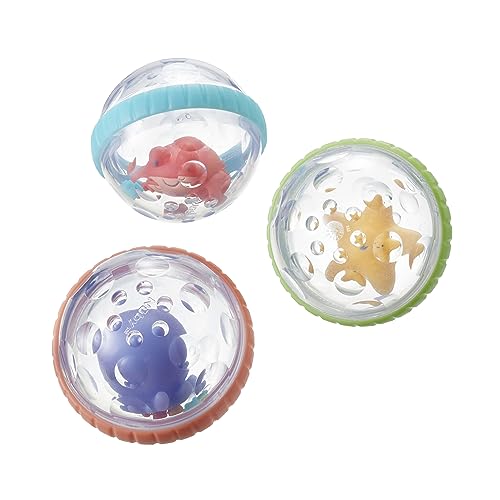 Nuby Bubbly Buds — Badespielzeug — 3er-Pack — ab 6 Monaten von Nuby