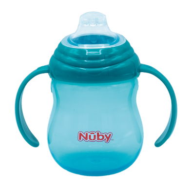 Nûby Trinkhalmtasse No-Spill 270ml ab 6 Monaten in aqua von Nûby