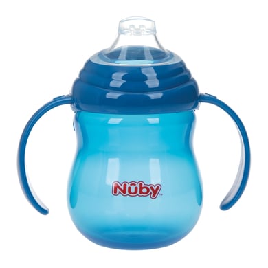 Nûby Trinkhalmtasse No-Spill 270ml ab 6 Monaten in blau von Nûby