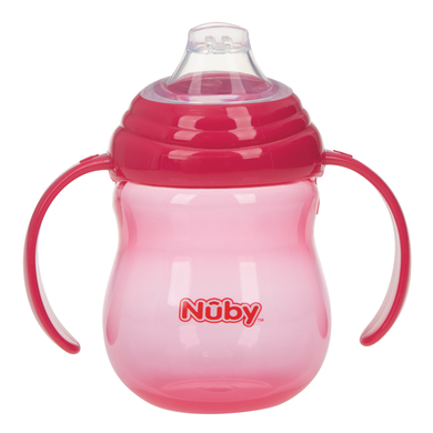 Nûby Trinkhalmtasse No-Spill 270ml ab 6 Monaten in pink von Nûby