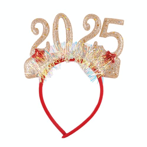 Nucelit 2025 Fashion Hair Hoop Birthday Party Headwear Happiness Hair Rings Protable For Party Costume Accessories von Nucelit