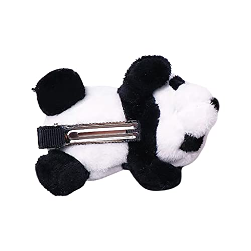 Nucelit Panda Kopfschmuck Plüsch Panda Kopfbedeckung Woolly Anime Kopfbedeckungen Cosplay Zubehör Cartoon für Kopf & Kleidung Dekoration von Nucelit