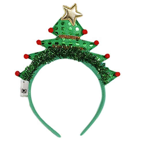 Nucelit Weihnachts-Haarband, Cosplay-Kostüm, Kopfbedeckung, Party, Bühnenauftritte, Stirnband, Urlaub, Kopfschmuck, Haarschmuck von Nucelit