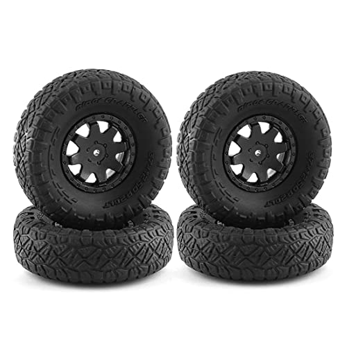 Nudeg 4Pcs Gummi Reifen Rad Reifen für Mini-Z Mini Z RC Crawler Auto Ersatzteile ZubehöR von Nudeg