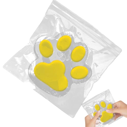 Cat Paw Squishy Fidget Toys, Squeeze-Spielzeug für Kinder - Zappelspielzeug in Katzenpfotenform für Kinder, Cat Paws Antistressball Kinder, Quetsch Spielzeug Für Mädchen Junge von Nudorpn