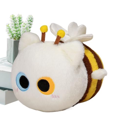Nudorpn Plüschfiguren | Plüschtier Katze süße Biene – weiches Plüschtier 26 cm Dekoration Schlafzimmer Sofa Auto Geschenk Geburtstag Valentinstag für Mädchen Nudorpn Plüschfiguren | Plüschtier Katze süße Biene – weiches Plüschtier 26 cm Dekoration Schlafzimmer Sofa Auto Geschenk Geburtstag Valentinstag für Mädchen von Nudorpn