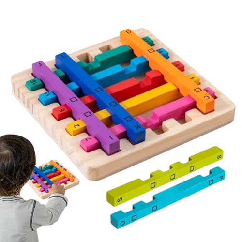Nudorpn Stackable Toys,Lernspielzeug Regenbogen Stapelspiel aus Holz - Motorikspiel Educatives Steckspiel Für Kinder Mädchen Vorschule Kindergarten Nudorpn Stackable Toys,Lernspielzeug Regenbogen Stapelspiel aus Holz - Motorikspiel Educatives Steckspiel Für Kinder Mädchen Vorschule Kindergarten von Nudorpn
