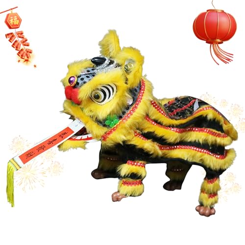 Nudorpn Traditionelle chinesische Handpuppe, Löwentanz mit Fäden – Kulturspielzeug künstlerisches Design für Partys, Schule, Klassenzimmer, Familienaufführungen, Kunst Nudorpn Traditionelle chinesische Handpuppe, Löwentanz mit Fäden – Kulturspielzeug künstlerisches Design für Partys, Schule, Klassenzimmer, Familienaufführungen, Kunst von Nudorpn