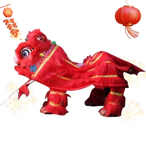 Nudorpn Traditionelle chinesische Handpuppe | Lionentänzerpuppe, mit Schnur, Kulturspielzeug, künstlerisches Design für Partys, Schule, Klassenzimmer, Familienshows, Kunst Nudorpn Traditionelle chinesische Handpuppe | Lionentänzerpuppe, mit Schnur, Kulturspielzeug, künstlerisches Design für Partys, Schule, Klassenzimmer, Familienshows, Kunst von Nudorpn