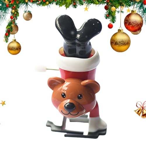 Christmas Wind-Up Toys, Santa, Christmas Clockwork Toys, Reindeer Bear Spring Toys, 2.76 Inch, Classic Holiday Wind-Up Toys, Interactive Christmas Wind-Up Toys For Classes, Parties And Seasonal Fun von Nuhjytgf