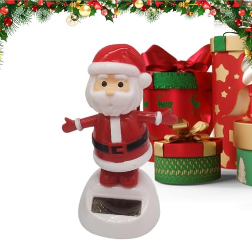 Dancing Christmas Toy Collection | Santa & Solar Dancing Toys | Fun & Cute Dancing Christmas Decorations | Solar-Powered Christmas Display Toys for Whimsical Holiday Dancing Toys von Nuhjytgf