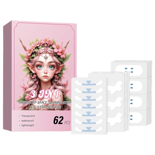 Invisible Face Lift Tape Kit | Comfortable & Breathable Face Lifting Patches for Skin Firming | Smooths & Tightens Facial Contours | Discreet & Non-Visible Face Lift Tape for Instant Lifting Effect von Nuhjytgf