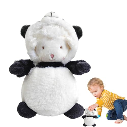 Lamb Stuffed Animal , 7.8in Lamb Stuffed Animal, Plush Educational Sleeping Comfort Doll, Soft And Cute Lamb Toy, Interactive Lamb Stuffed Animal, Portable Lamb Stuffed Animal For Toddler Boys & Girls von Nuhjytgf