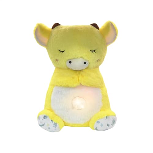 Light Up Cow Plush, Kids Lighting Plush Soother, Animated Lullaby Soothe Toy, Interactive Light Up Cow Plush, Multifunctional Nightlight Plush Toy for Boys & Girls, Ideal Birthday & Thanksgiving von Nuhjytgf