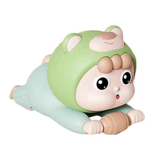 Nuhjytgf Crawling Baby Doll, Cartoon Crawling Baby Doll, Interactive Crawling Baby Doll, Early Learning Crawl Music Doll, Educational Crawling Toy for Birthday, Kids, Toddler, Boys and Girls von Nuhjytgf