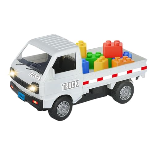 Nuhjytgf Fernbedienungs -LKW, Elektrisches Pickup -Spielzeug, RC -Baufahrzeug, LED -Simulationslichter, Wiederverwendbares Und Solide, 18x8,5 X 8,5 cm Für Mädchen, Spielzeit, Autoliebhaber von Nuhjytgf