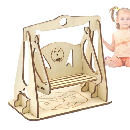 Nuhjytgf Schaukelmodell, mechanische Schaukel - Holzpuzzle für Erwachsene | Pädagogische kreative Swing Ride Decor -Puzzles für Teens Kids Home Decor von Nuhjytgf