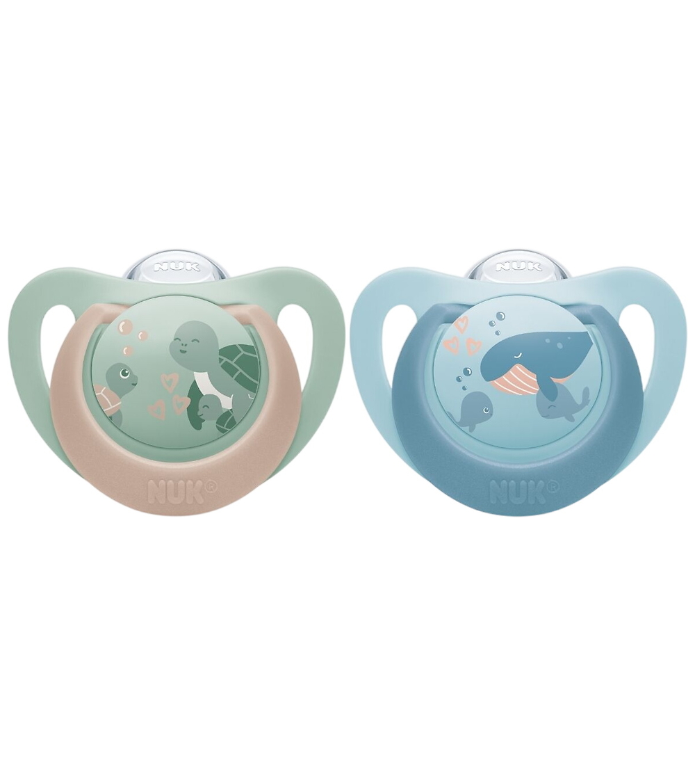 Nuk Schnuller - 2er-Pack - First Choice - Turtle/Whale - Grün/Bl - Nuk - 18-36 mt - Schnuller Nuk Schnuller - 2er-Pack - First Choice - Turtle/Whale - Grün/Bl - Nuk - 18-36 mt - Schnuller von Nuk